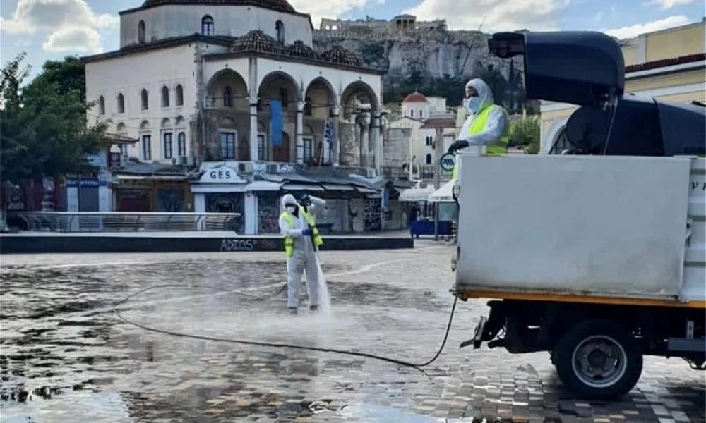 Καθαρισμός και απολυμάνσεις σε πολυσύχναστα σημεία τις Αθήνας